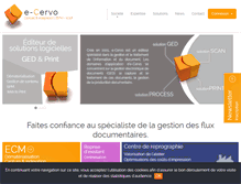 Tablet Screenshot of e-cervo.fr